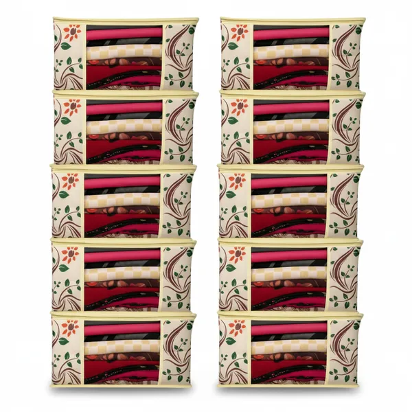 Multicolor_High_Quality_Printed_Cover_Multi_Use_Clothes_Storage_Organizer_(Pack_Of_10)