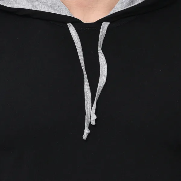 Black_&_Grey_Cotton_Blend_Full_Sleeve_Striped_Hooded_Neck_Regular_T-Shirt_For_Men