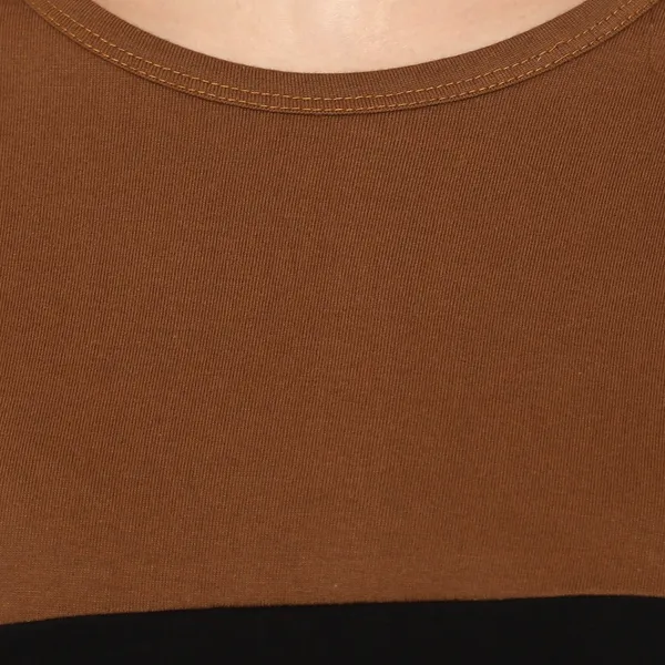 Pure_Cotton_Full_Sleeve_Colorblock_Round_Neck_Regular_T-Shirt_For_Women