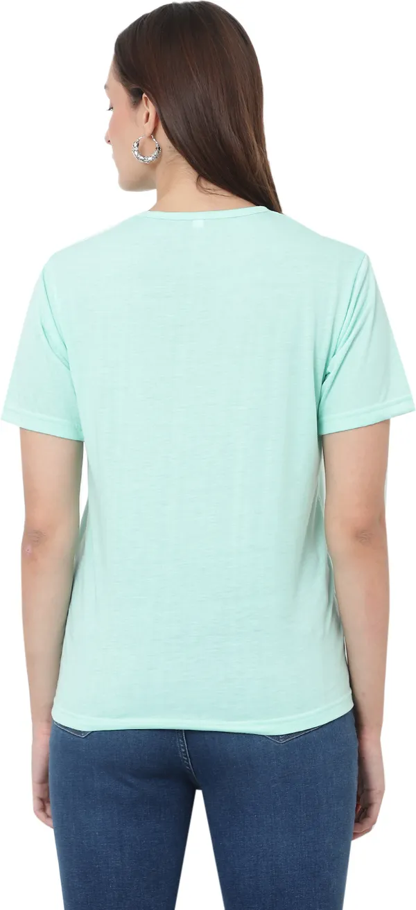 Light_Green_Cotton_Blend_Half_Sleeve_Printed_Round_Neck_Regular_T-Shirt_For_Women