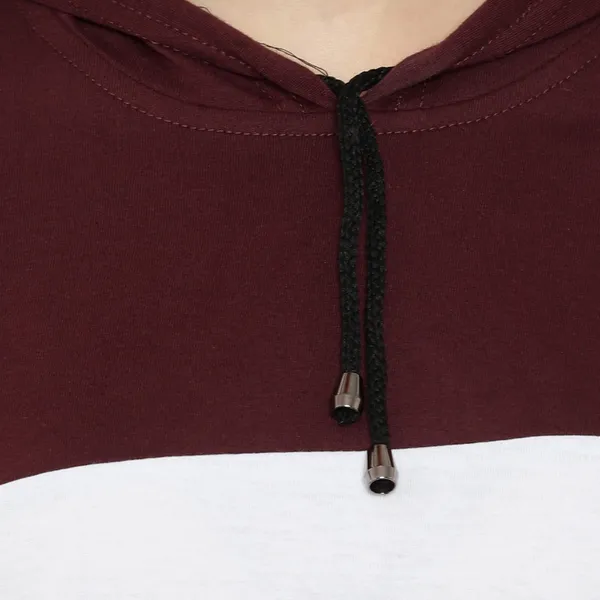 Purple_Pure_Cotton_Full_Sleeve_Colorblock_Hooded_Neck_Regular_T-Shirt_For_Women