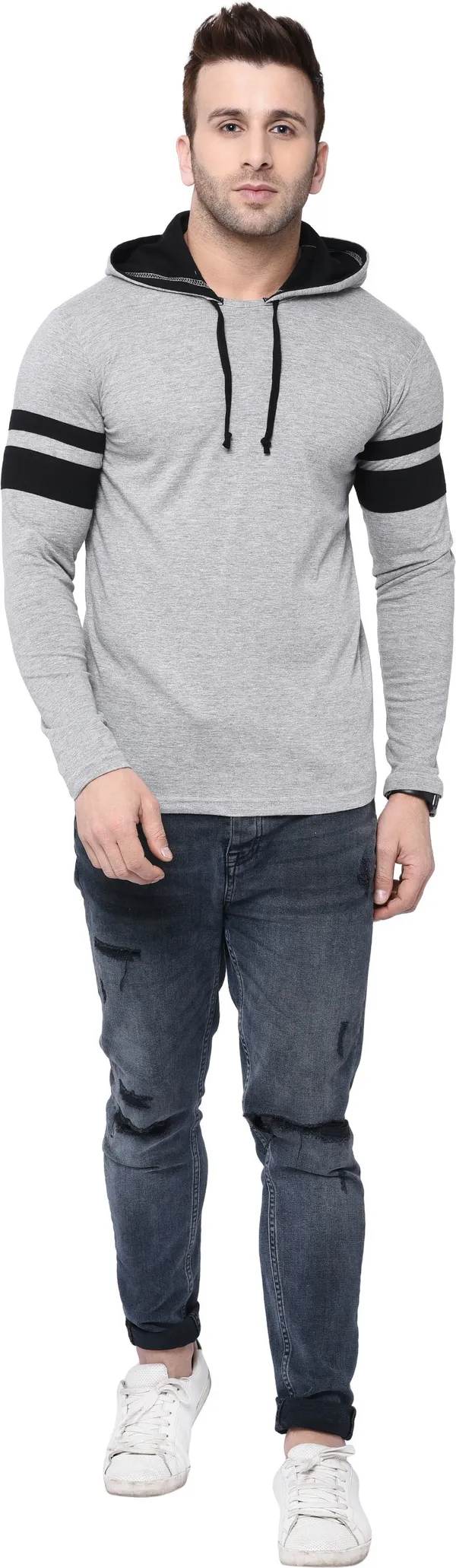Black_&_Grey_Cotton_Blend_Full_Sleeve_Colorblock_Round_Neck_Regular_T-Shirt_For_Men