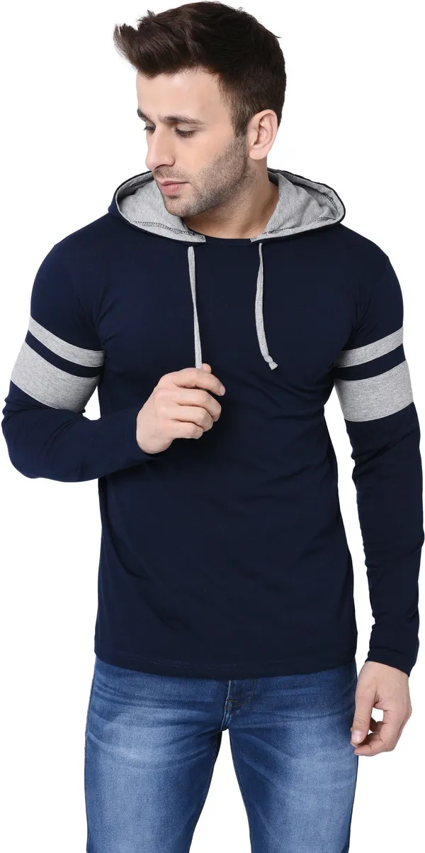 Dark_Blue_&_Grey_Cotton_Blend_Full_Sleeve_Colorblock_Round_Neck_Regular_T-Shirt_For_Men