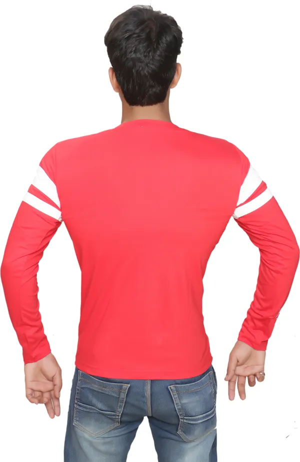 Red_Cotton_Blend_Full_Sleeve_Striped_Round_Neck_Regular_T-Shirt_For_Men