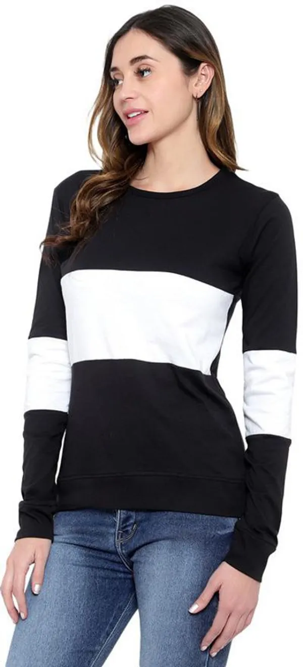 Black_&_White_Pure_Cotton_Full_Sleeve_Round_Neck_Chevron_&_Zig_Zag_Sweatshirt_For_Women