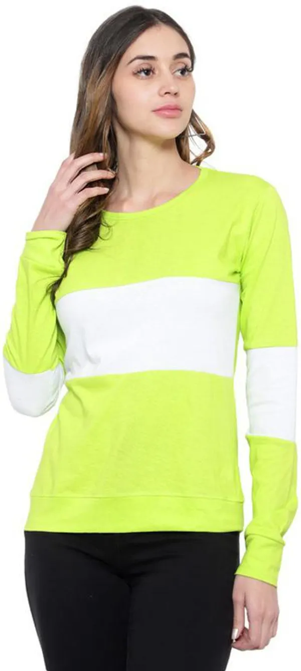 Light_Green_&_White_Pure_Cotton_Full_Sleeve_Round_Neck_Chevron_&_Zig_Zag_Sweatshirt_For_Women