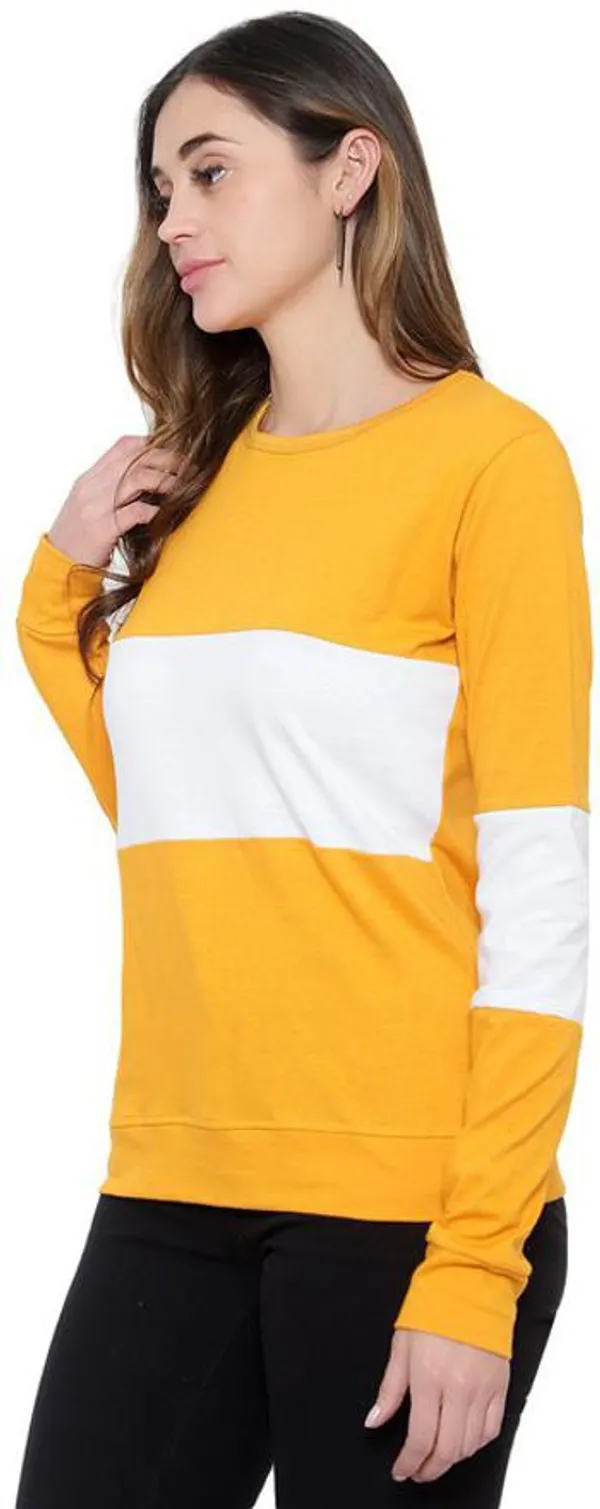 Yellow_&_White_Pure_Cotton_Full_Sleeve_Round_Neck_Chevron_&_Zig_Zag_Sweatshirt_For_Women
