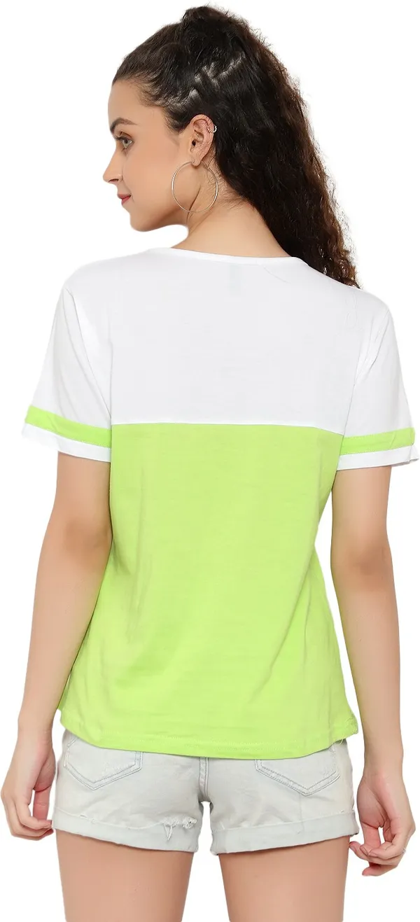 Pure_Cotton_Half_Sleeve_Colorblock_Round_Neck_Regular_T-Shirt_For_Women_(Pack_Of_2)
