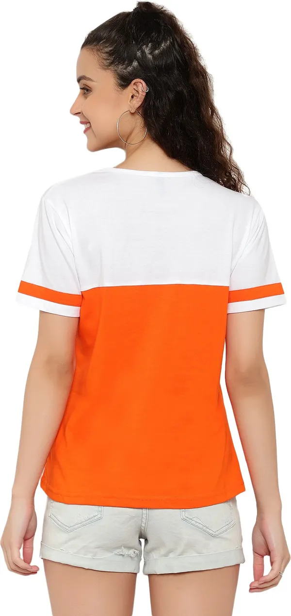 Pure_Cotton_Half_Sleeve_Colorblock_Round_Neck_Regular_T-Shirt_For_Women_(pack_Of_2)