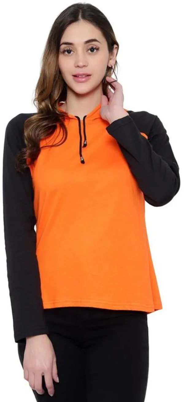 Black_&_Orange_Pure_Cotton_Full_Sleeve_Hooded_Neck_Color_Block_Sweatshirt_For_Women