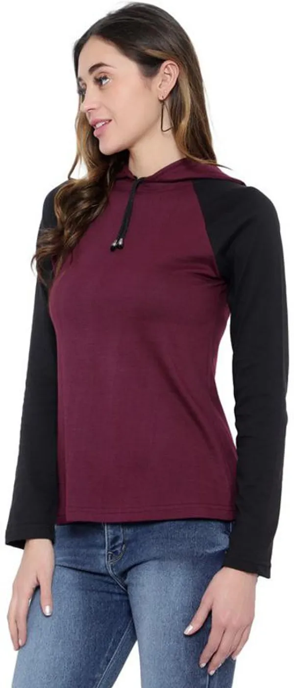 Purple_&_Black_Pure_Cotton_Full_Sleeve_Hooded_Neck_Color_Block_Sweatshirt_For_Women