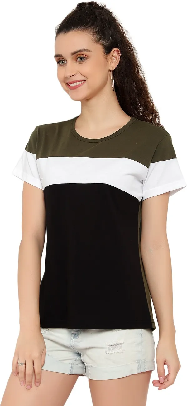 Cotton_Blend_Half_Sleeve_Colorblock_Round_Neck_Regular_T-Shirt_For_Women_(pack_Of_2)