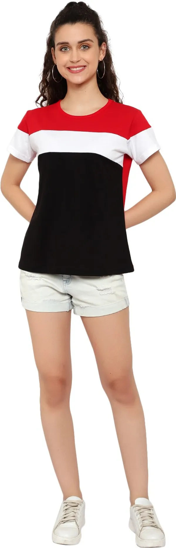 Cotton_Blend_Half_Sleeve_Colorblock_Round_Neck_Regular_T-Shirt_For_Women_(pack_Of_2)