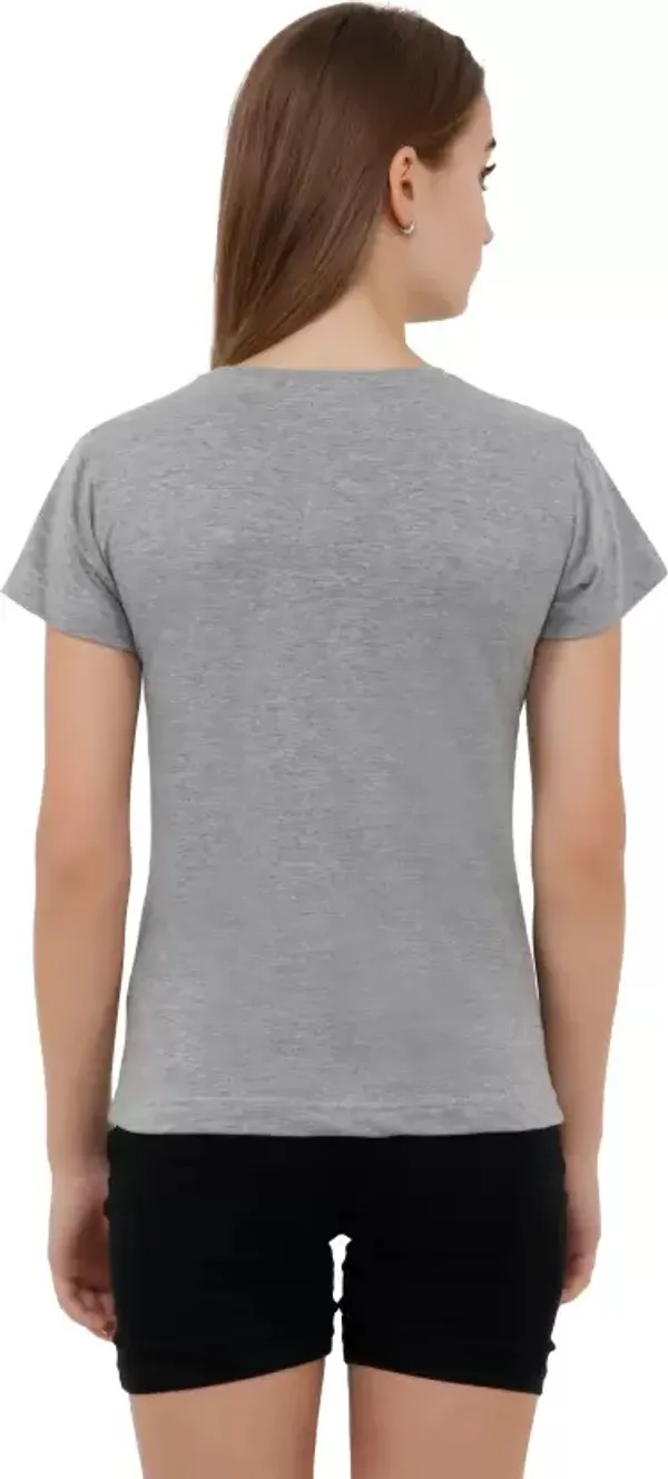 Black_Pure_Cotton_Short_Sleeve_Solid_Round_Neck_Regular_T-Shirt_For_Women