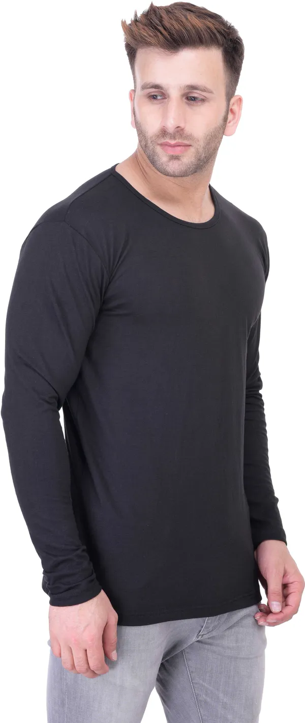 Black_Cotton_Blend_Full_Sleeve_Solid_Henley_Neck_Regular_T-Shirt_For_Men