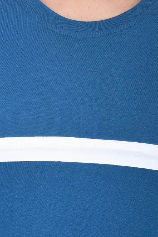 Light_Blue_Cotton_Blend_Full_Sleeve_Solid_Round_Neck_Regular_T-Shirt_For_Men