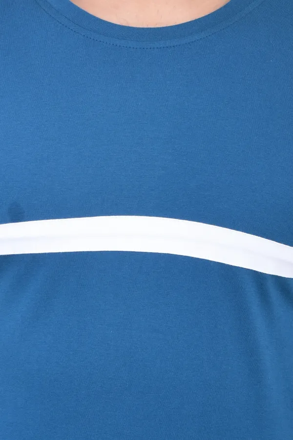 Light_Blue_Cotton_Blend_Half_Sleeve_Solid_Round_Neck_Regular_T-Shirt_For_Men
