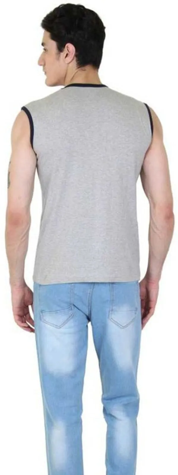 Grey_Cotton_Blend_Sleeveless_Solid_Round_Neck_Regular_T-Shirt_For_Men