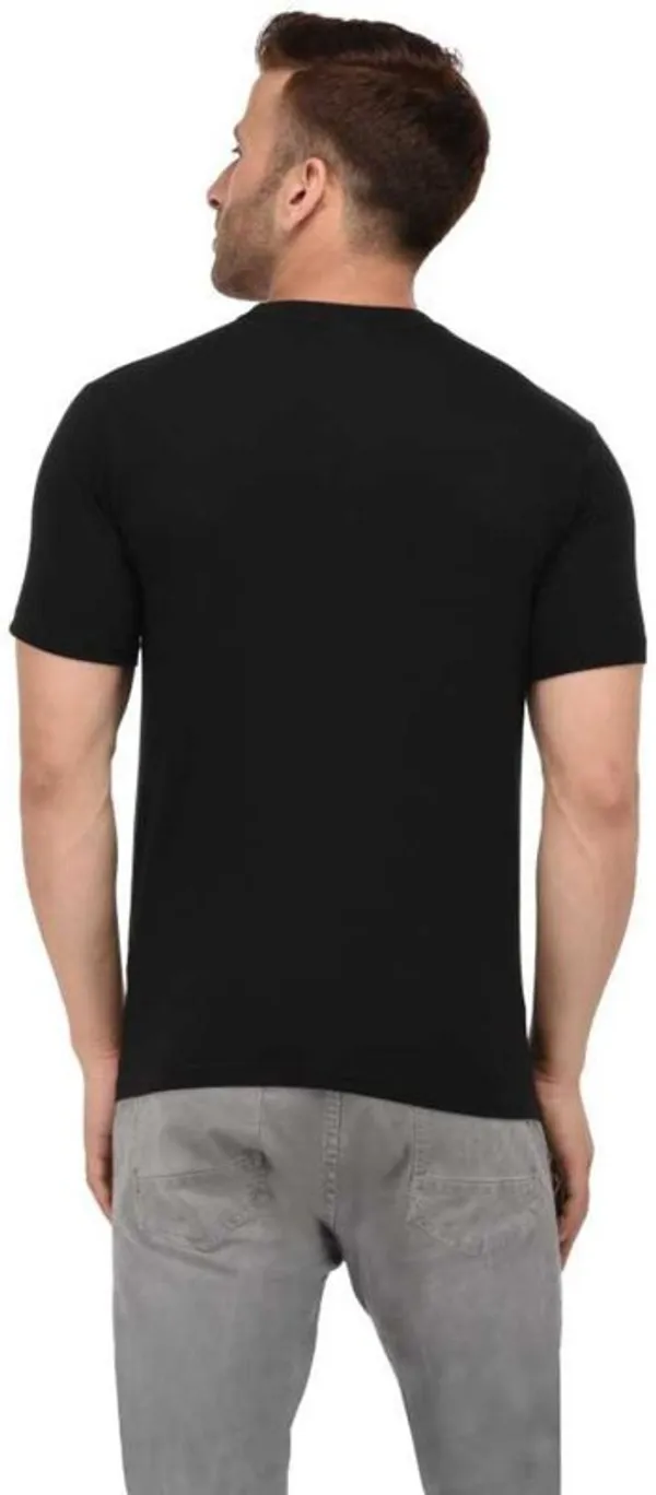 Maroon_&_Black_Cotton_Blend_Short_Sleeve_Colorblock_Round_Neck_Regular_T-Shirt_For_Men