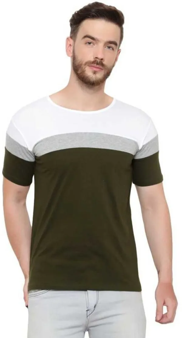 Cotton_Blend_Short_Sleeve_Colorblock_Round_Neck_Regular_T-Shirt_For_Men