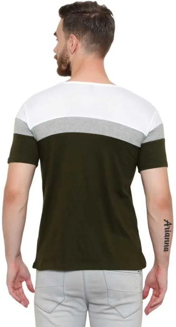 Cotton_Blend_Short_Sleeve_Colorblock_Round_Neck_Regular_T-Shirt_For_Men