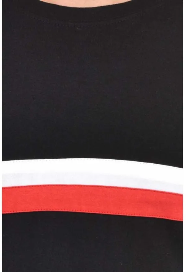 Black_Cotton_Blend_Full_Sleeve_Striped_Round_Neck_Regular_T-Shirt_For_Men