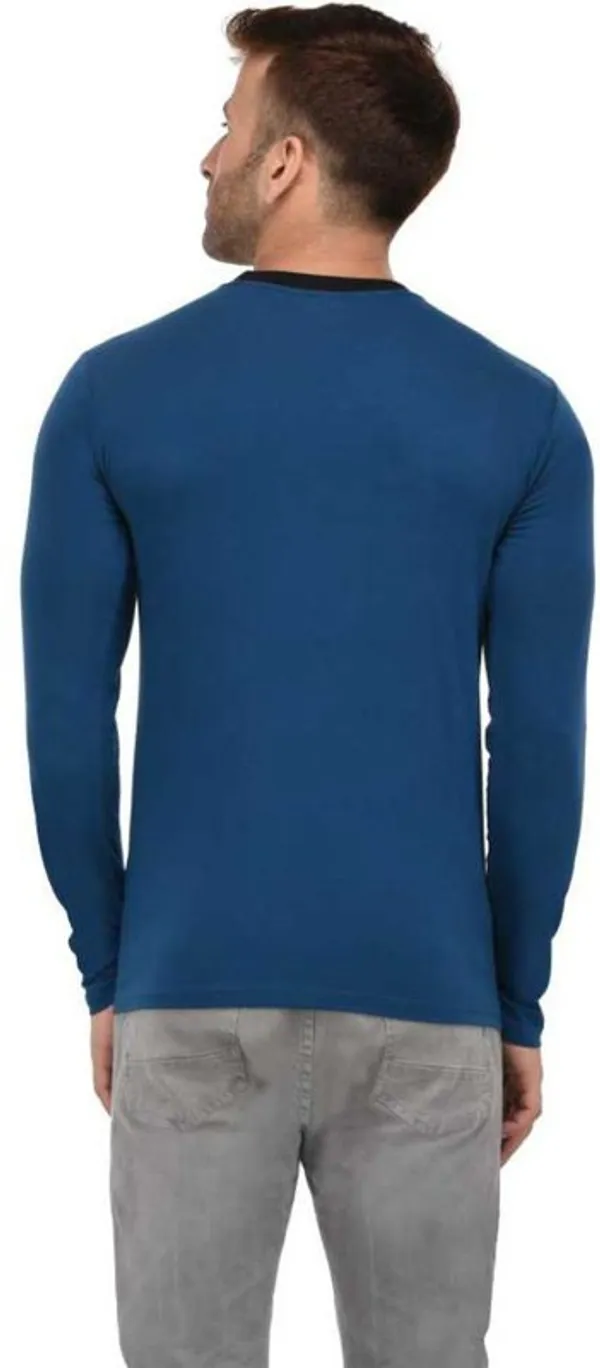Blue_&_Black_Cotton_Blend_Full_Sleeve_Colorblock_Round_Neck_Regular_T-Shirt_For_Men