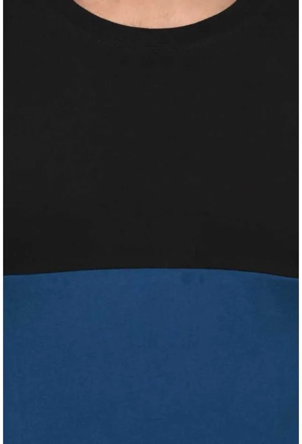 Blue_&_Black_Cotton_Blend_Full_Sleeve_Colorblock_Round_Neck_Regular_T-Shirt_For_Men