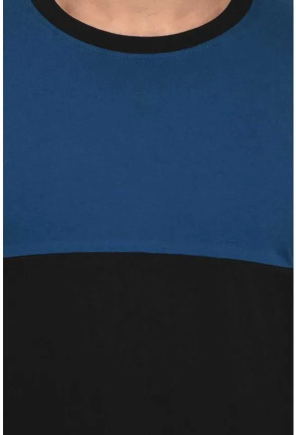 Blue_&_Black_Cotton_Blend_Full_Sleeve_Colorblock_Round_Neck_Regular_T-Shirt_For_Men