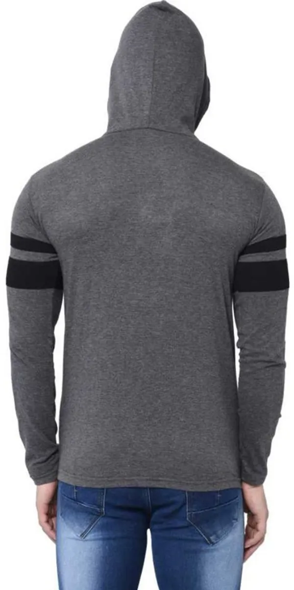 Grey_Cotton_Blend_Full_Sleeve_Striped_Hooded_Neck_Regular_T-Shirt_For_Men