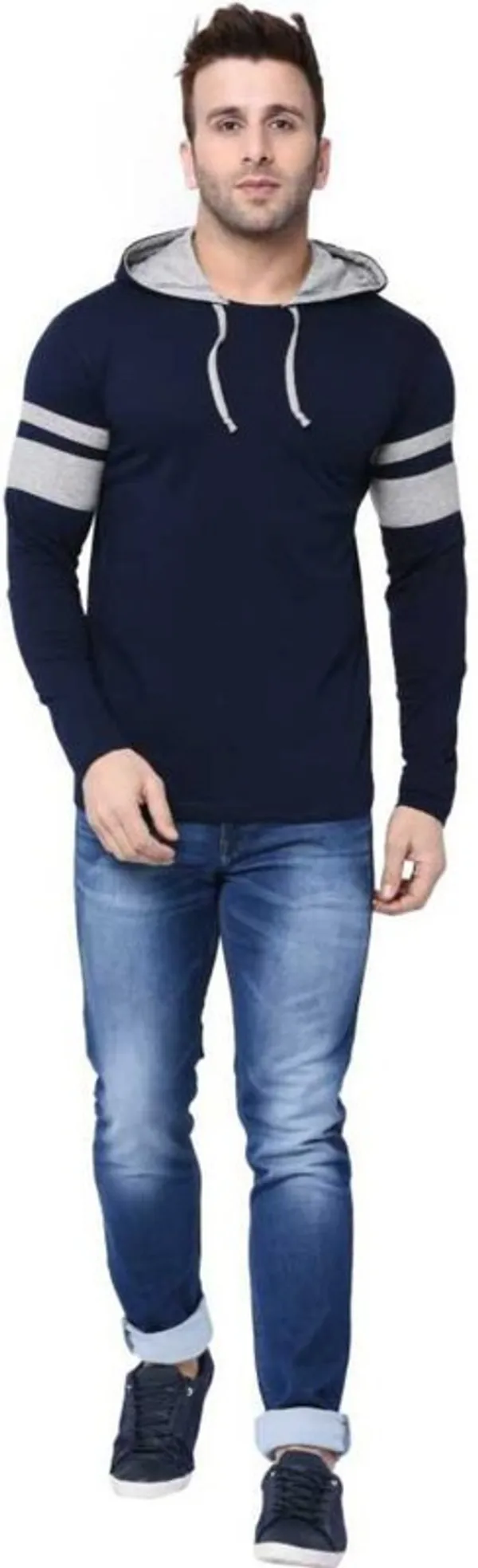 Dark_Blue_Cotton_Blend_Full_Sleeve_Colorblock_Hooded_Neck_Regular_T-Shirt_For_Men