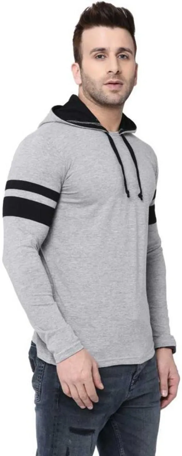 Grey_Cotton_Blend_Full_Sleeve_Colorblock_Hooded_Neck_Regular_T-Shirt_For_Men