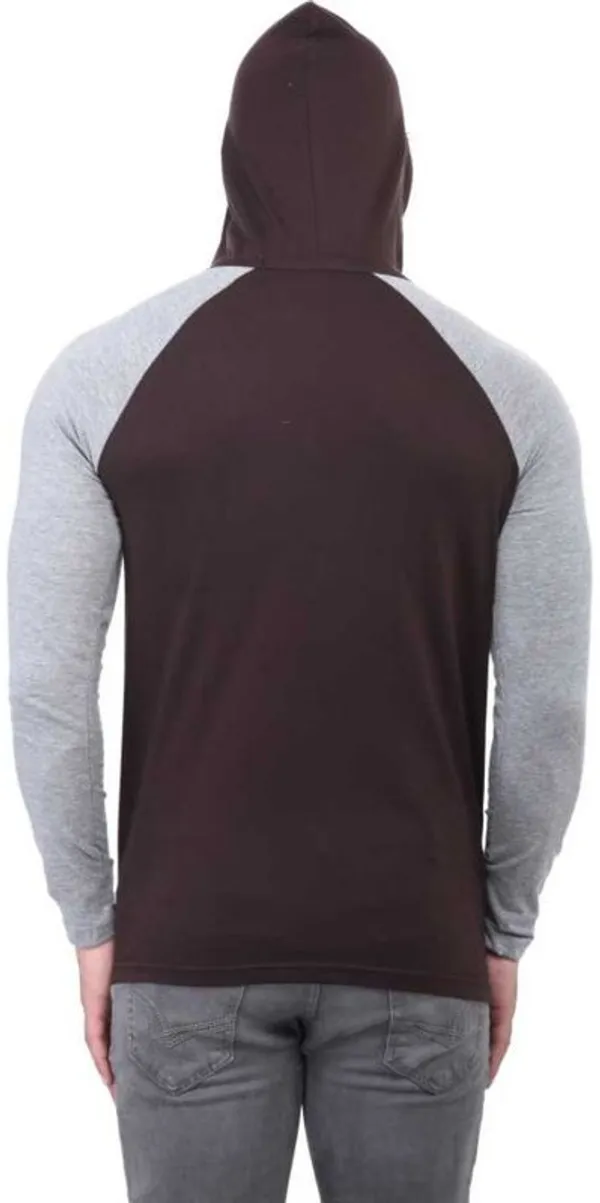 Brown_Cotton_Blend_Full_Sleeve_Colorblock_Hooded_Neck_Regular_T-Shirt_For_Men