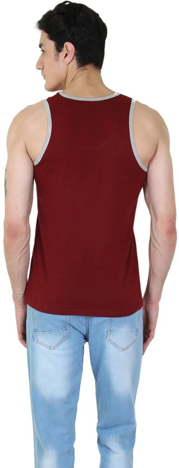 Maroon_Cotton_Blend_Solid_Square_Neck_Sleeveless_Vest_For_Men