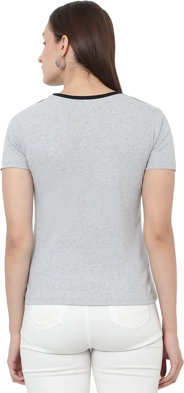 Grey_Cotton_Blend_Half_Sleeve_Colorblock_Round_Neck_Regular_T-Shirt_For_Women