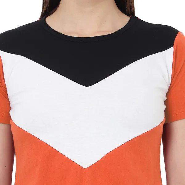 Cotton_Blend_Half_Sleeve_Colorblock_Round_Neck_Regular_T-Shirt_For_Women