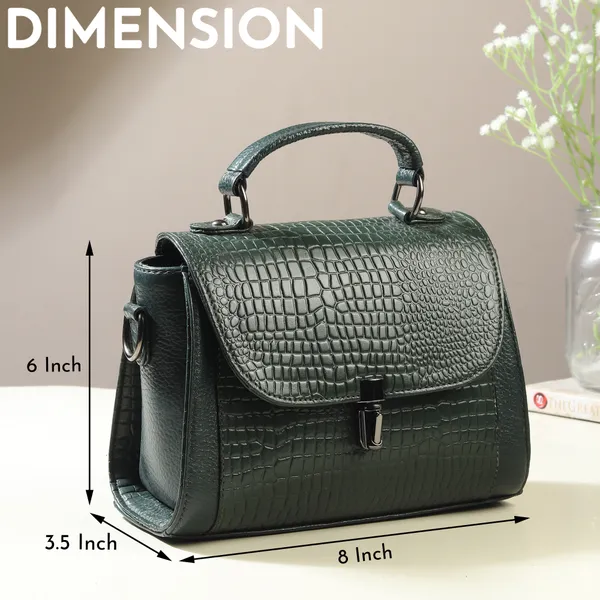 Green_Embossed_Sling_Bag_for_Women_|_Premium_Leather_Stylish_Bag_for_Everyday_Use