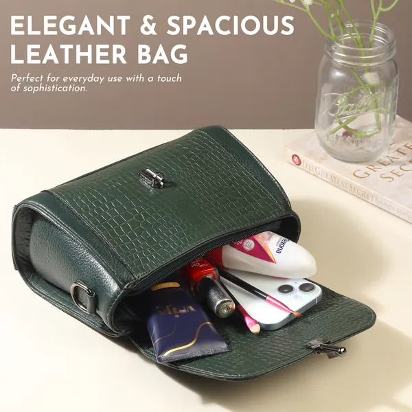Green_Embossed_Sling_Bag_for_Women_|_Premium_Leather_Stylish_Bag_for_Everyday_Use
