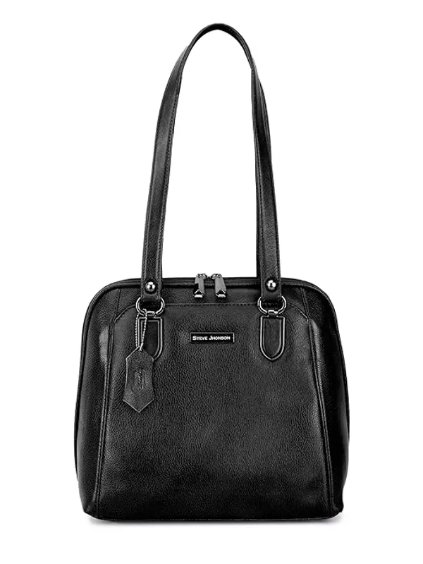 Black_Stylish_Shoulder_Bag_for_Women_|_Fits_iPad_&_Tablet_|_Luxury_Leather_Bags_for_Women_-_12_Inches_Office_Handbag_with_Top_Handle_