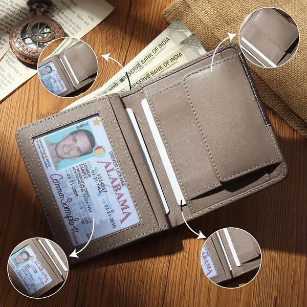 Brown_&_Light_Grey_Dual_Color_Tone_Design__Men's_Pure_Leather_RFID_Protected_Bi-Fold_Wallet_-_Slim_Bi-Fold_Pop-Up_Design_-_Original_Leather_Wallet_for_Gift