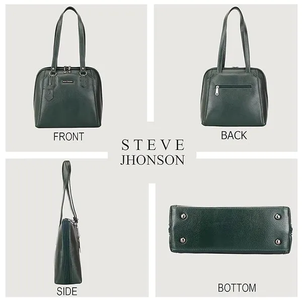Green_Stylish_Shoulder_Bag_for_Women_|_Fits_iPad_&_Tablet_|_Luxury_Leather_Bags_for_Women_-_12_Inches_Office_Handbag_with_Top_Handle_