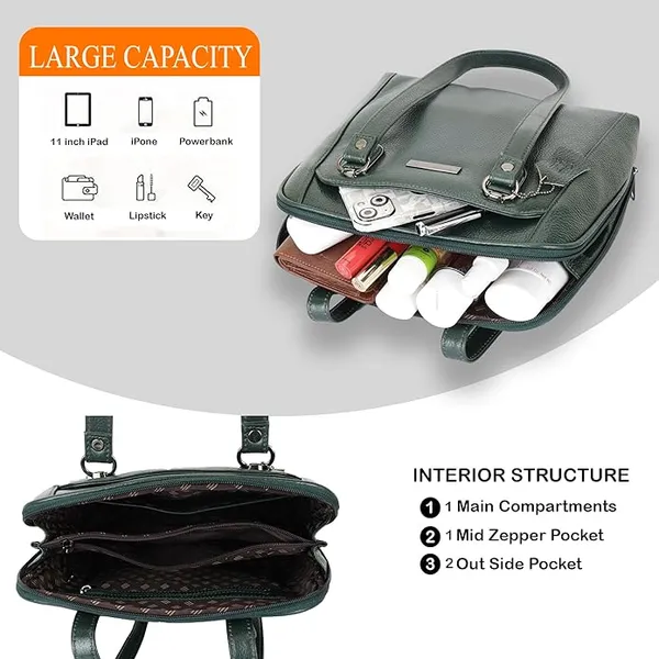 Green_Stylish_Shoulder_Bag_for_Women_|_Fits_iPad_&_Tablet_|_Luxury_Leather_Bags_for_Women_-_12_Inches_Office_Handbag_with_Top_Handle_