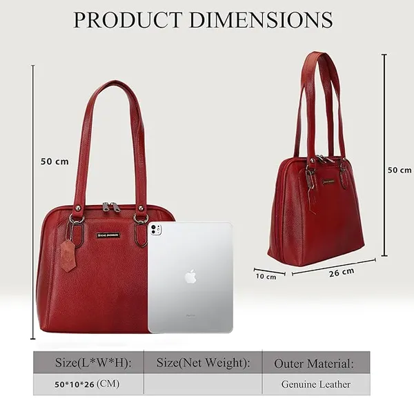 Red_Stylish_Shoulder_Bag_for_Women_|_Fits_iPad_&_Tablet_|_Luxury_Leather_Bags_for_Women_-_12_Inches_Office_Handbag_with_Top_Handle_