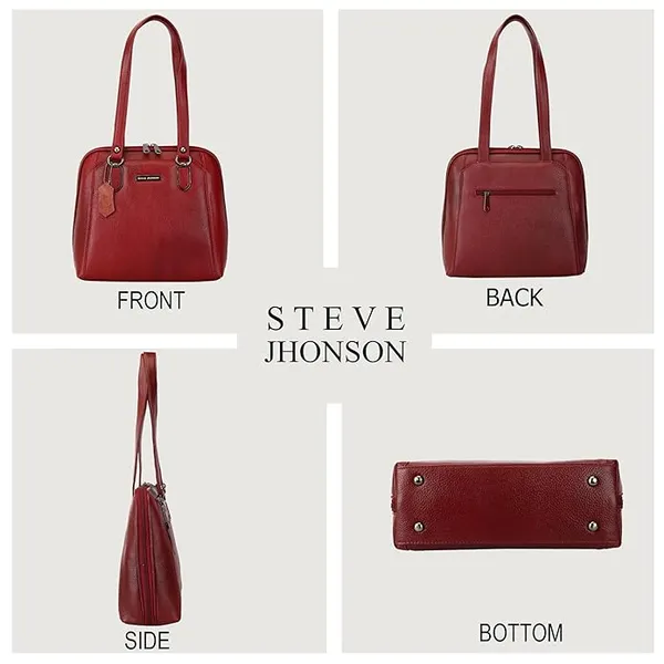 Red_Stylish_Shoulder_Bag_for_Women_|_Fits_iPad_&_Tablet_|_Luxury_Leather_Bags_for_Women_-_12_Inches_Office_Handbag_with_Top_Handle_