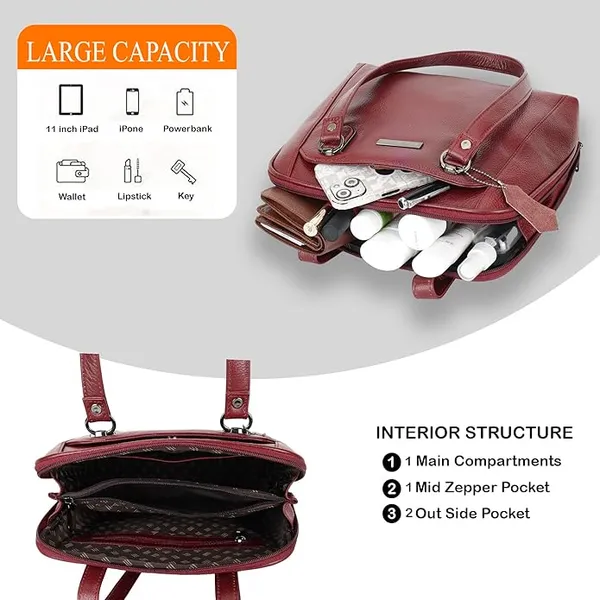 Red_Stylish_Shoulder_Bag_for_Women_|_Fits_iPad_&_Tablet_|_Luxury_Leather_Bags_for_Women_-_12_Inches_Office_Handbag_with_Top_Handle_