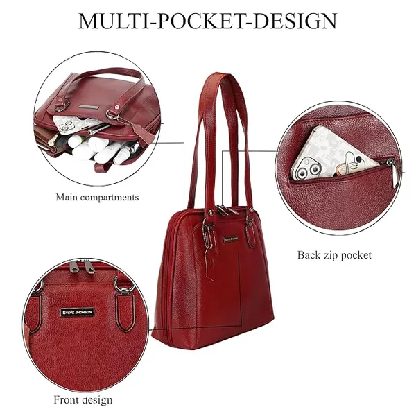 Red_Stylish_Shoulder_Bag_for_Women_|_Fits_iPad_&_Tablet_|_Luxury_Leather_Bags_for_Women_-_12_Inches_Office_Handbag_with_Top_Handle_