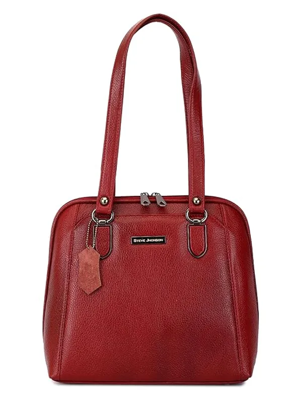Red_Stylish_Shoulder_Bag_for_Women_|_Fits_iPad_&_Tablet_|_Luxury_Leather_Bags_for_Women_-_12_Inches_Office_Handbag_with_Top_Handle_