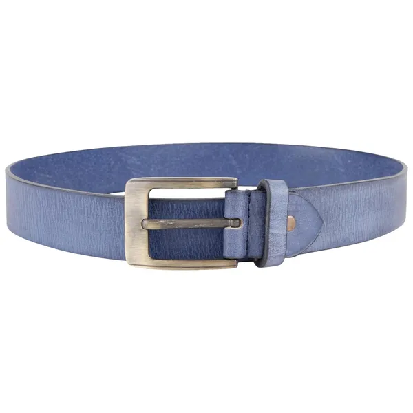 Blue_Leather_Single_Prong_Metal_Buckle_Belt_For_Men