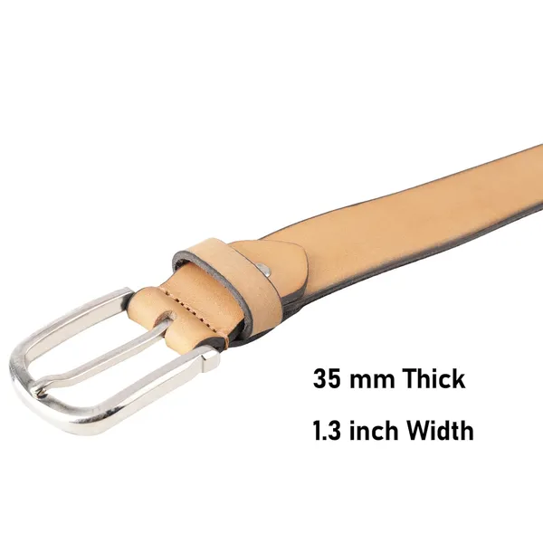 Orange_Leather_Single_Prong_Metal_Buckle_Belt_For_Men