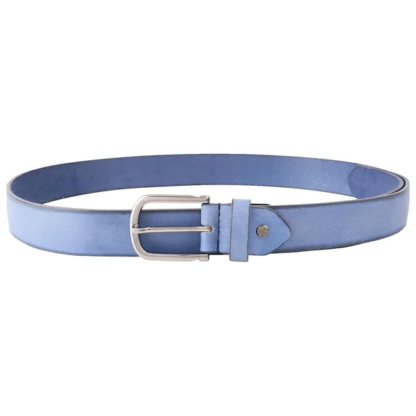 Blue_Leather_Single_Prong_Metal_Buckle_Belt_For_Men